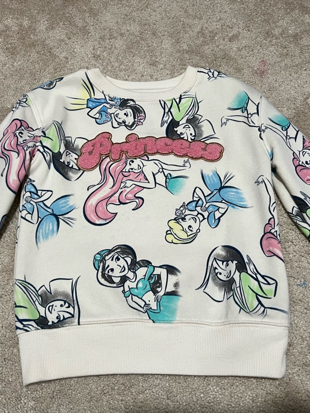 Disney Princess Graphic Sweatshirt - 3T